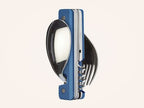 Multi Besteck 13:25, Aluminium blau