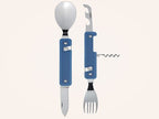 Multi Besteck 13:25, Aluminium blau