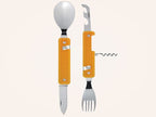 Multi Besteck 13:25, Aluminium orange