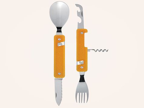 Multi Besteck 13:25, Aluminium orange