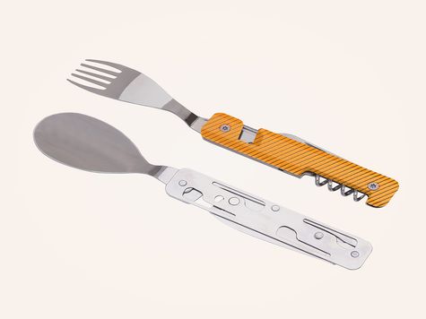 Multi Besteck 13:25, Aluminium orange