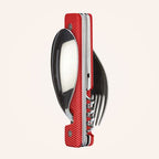 Multi Besteck 13:25, Aluminium rot
