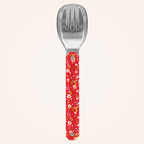 Blumen rot Mini Besteck 12h12 mit Spife