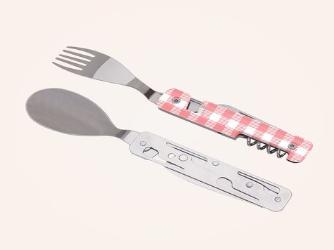 Multi Besteck 13:25, Vichy Rosa