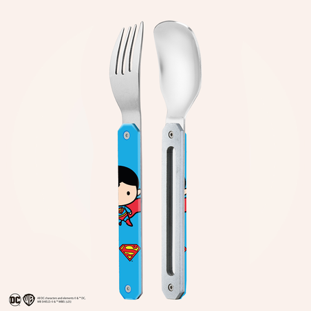 Superman Mini Besteck 12h12 mit Spife