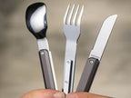 Besteck 12:34, Aluminium dunkelgrau