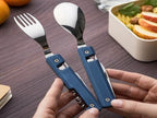 Multi Besteck 13:25, Aluminium blau