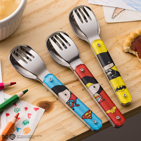 Superman Mini Besteck 12h12 mit Spife