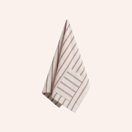 Rollbare Serviette 11:37, Burgunderrot