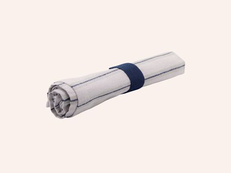 Rollbare Serviette 11:37, Blau