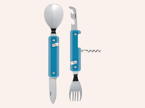 Multi Besteck 13:25, Aluminium lagunenblau