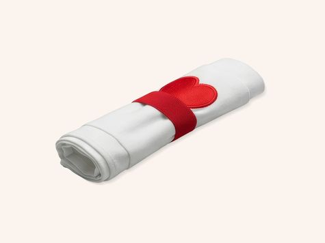 Rollbare Serviette 11:37, Liebe