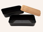 Bento + Lunch bag 11:58, Schwarz / Khaki
