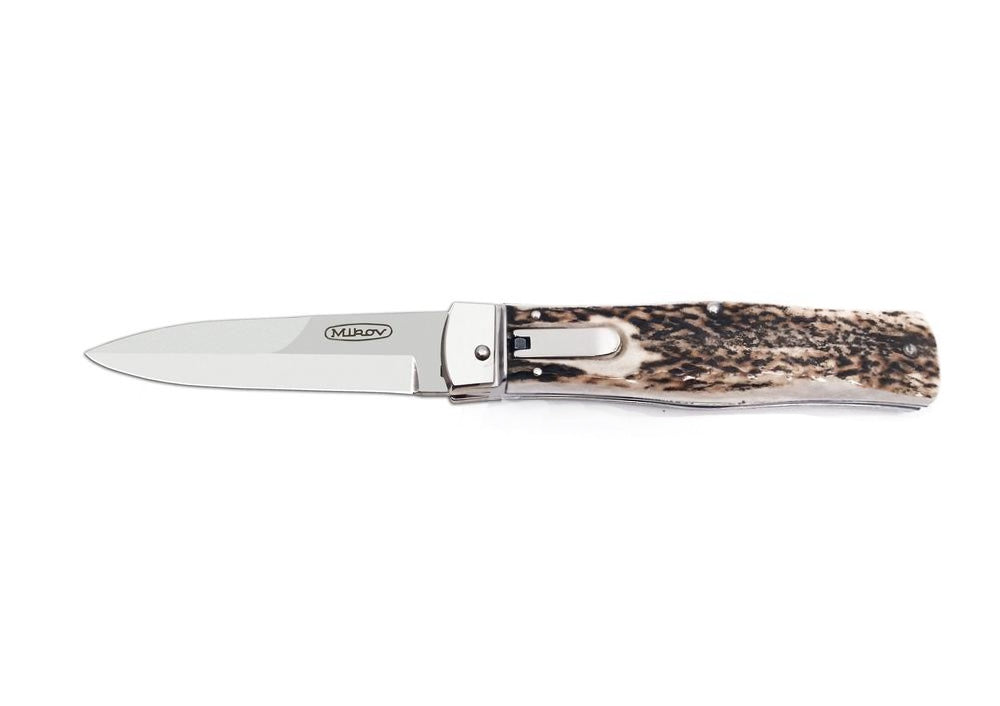 Mikov Predator  Hirschhorn-  AISI 420 - Zweihand