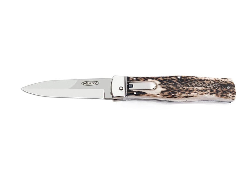Mikov Predator  Hirschhorn-  AISI 420 - Zweihand