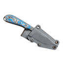 White River M1 Limited 2023 Marbled Carbon Fiber & G10 Blau, schwarze Klinge