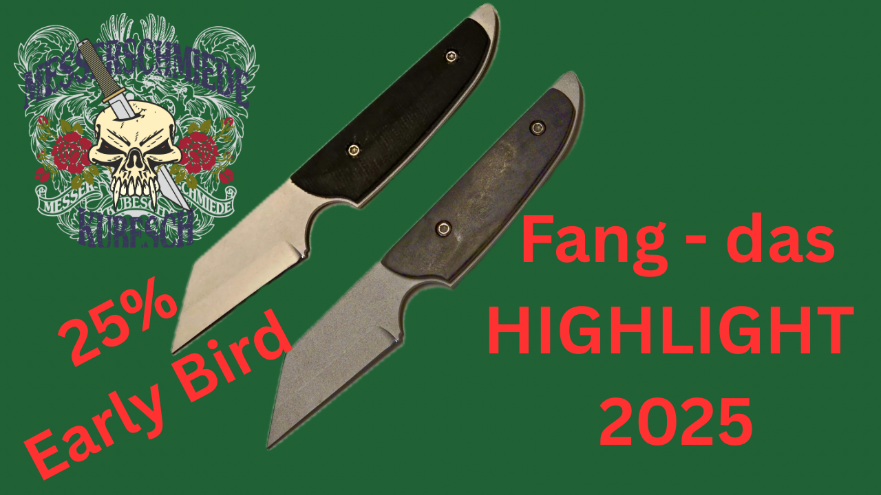 Dieses EDC-Messer hat’s in sich – Das „Fang“ ist klein, aber brutal effektiv! -Von Kubesch-