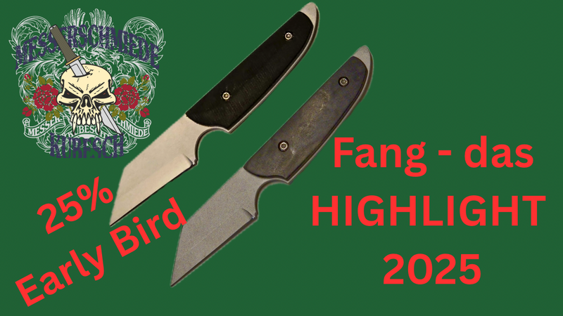 Dieses EDC-Messer hat’s in sich – Das „Fang“ ist klein, aber brutal effektiv! -Von Kubesch-