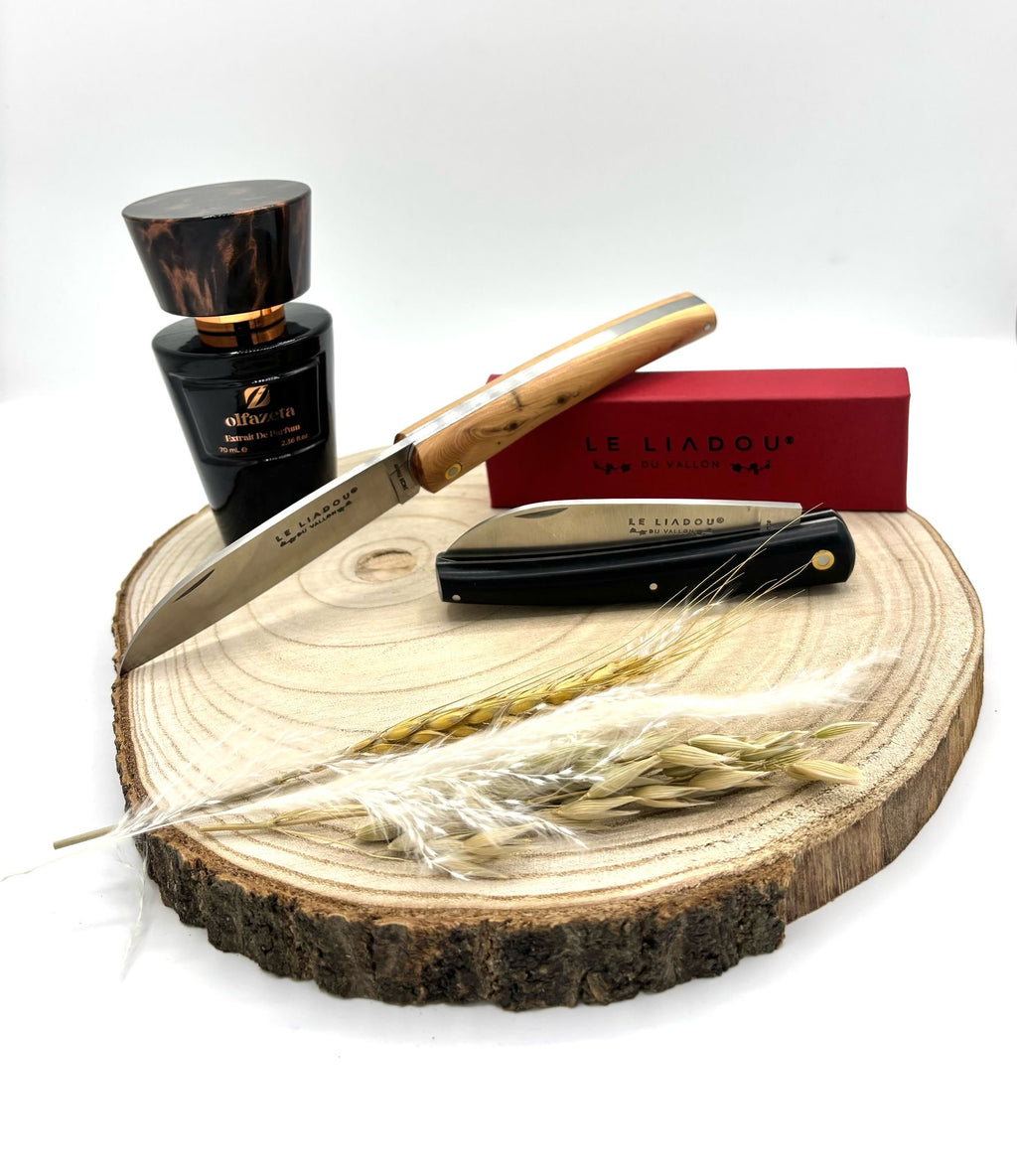 Le Liadou® 12 cm Taschenmesser – Eiche - Französische Handwerkskunst mit Tradition mit