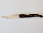 Laguiole „The Legend“ – Französisches Klappmesser 12 cm mit patentierter Double-Action & Holzgriff Palme Stabilisiert