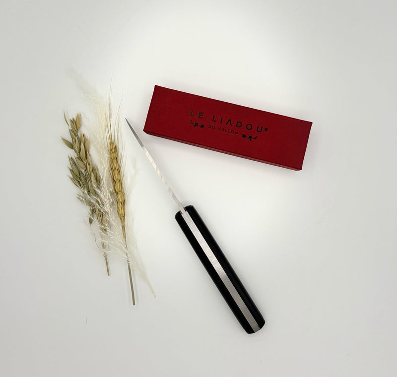 Le Liadou® 12 cm Taschenmesser – Ebenholz - Französische Handwerkskunst mit Tradition mit
