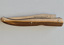 Laguiole „The Legend“ – Französisches Klappmesser 12 cm mit patentierter Double-Action & Holzgriff Pistazie