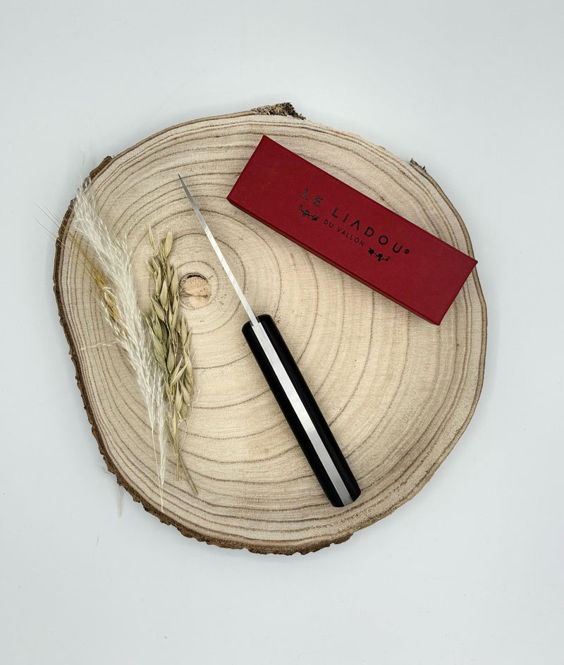 Le Liadou® 12 cm Taschenmesser – Ebenholz - Französische Handwerkskunst mit Tradition mit
