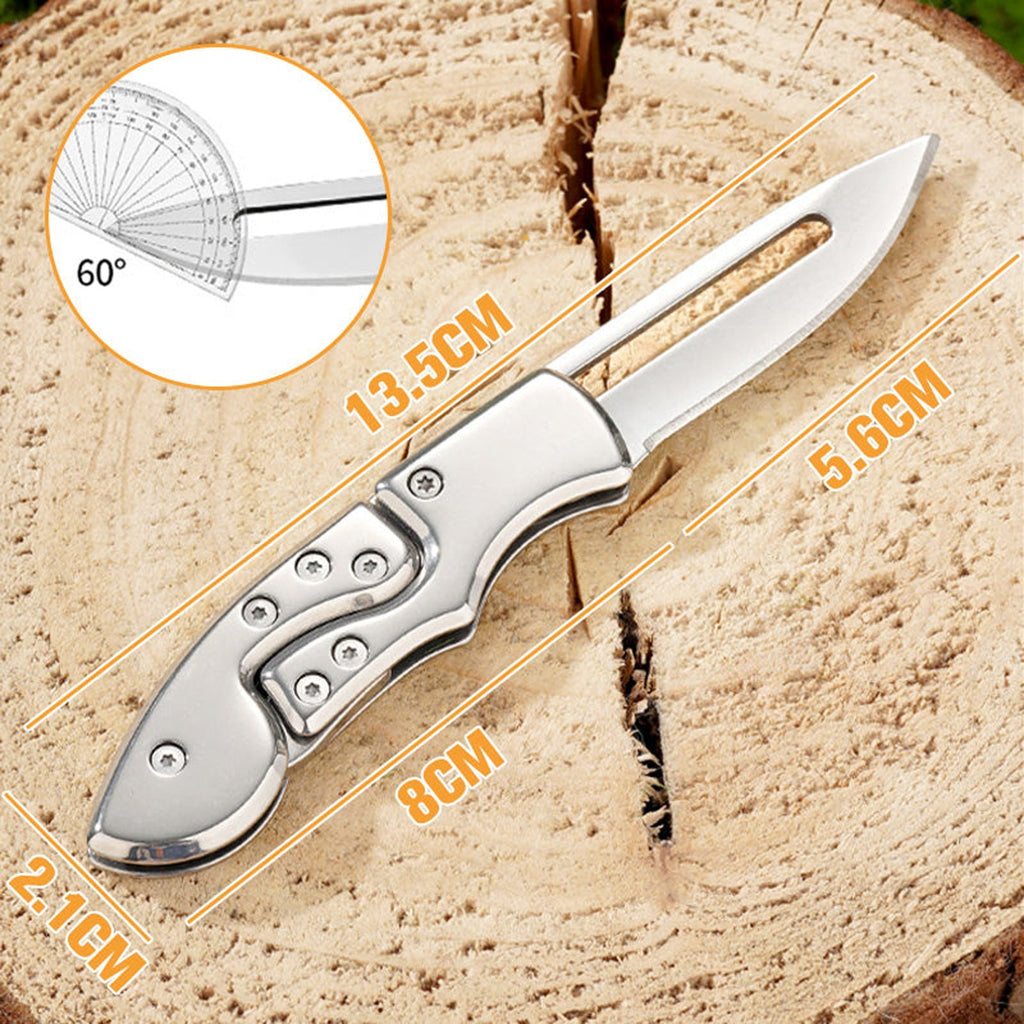 Dein edler Alltagsbegleiter: Das 5.3" Taschenmesser aus rostfreiem Werkzeugstahl – Kompakt, Scharf, Zeitlos