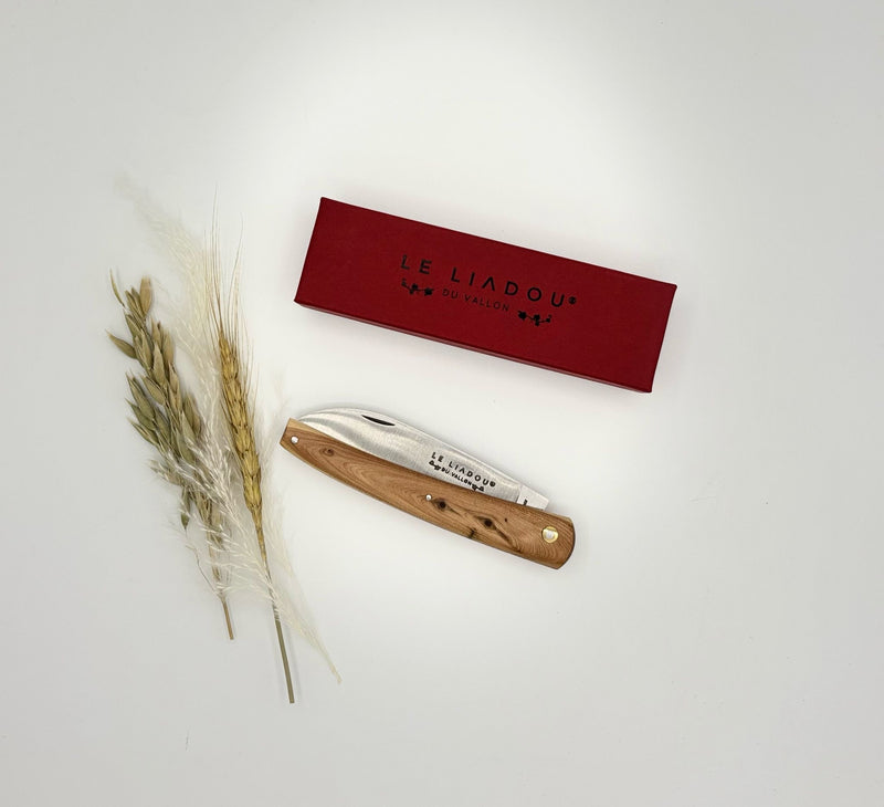 Le Liadou® 12 cm Taschenmesser – Wacholder - Französische Handwerkskunst mit Tradition mit