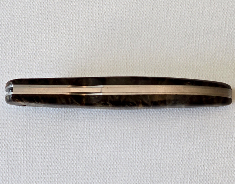 Laguiole „The Legend“ – Französisches Klappmesser 12 cm mit patentierter Double-Action & Holzgriff Palme Stabilisiert
