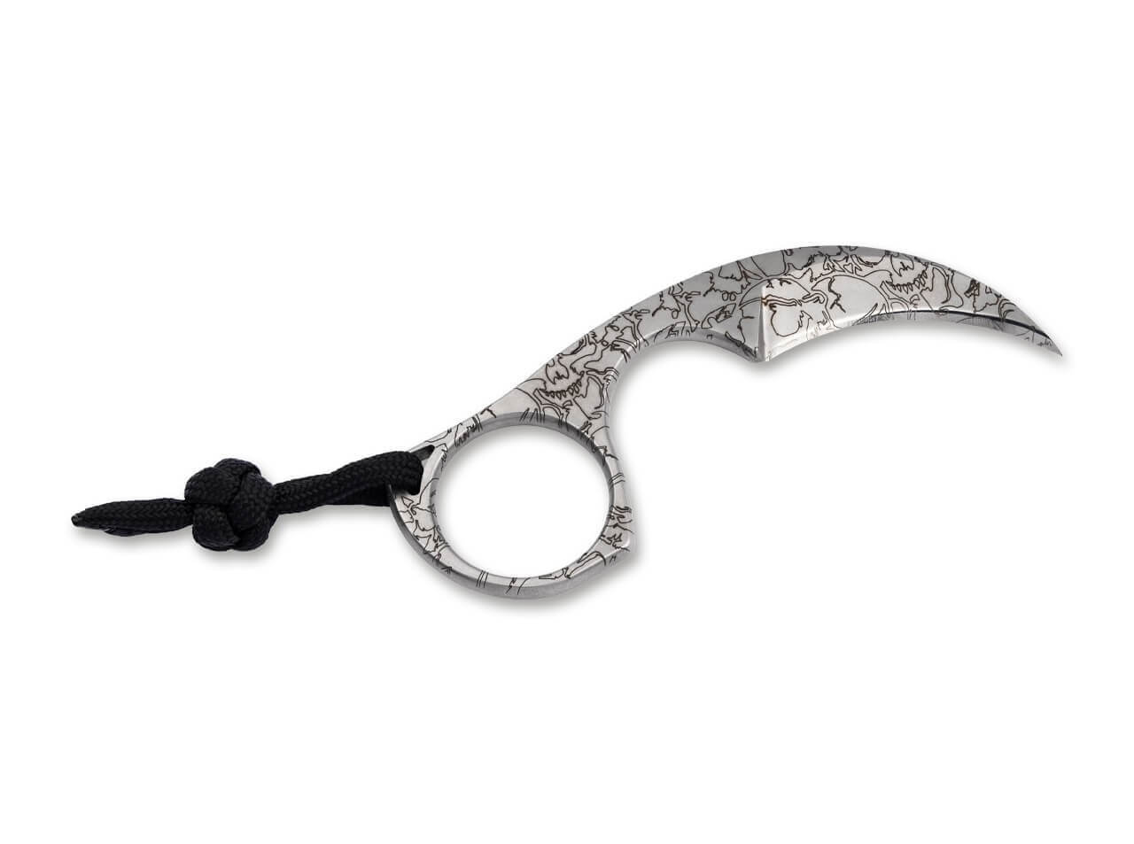 Bastinelli Knives Diagnostic Skull Design Silver