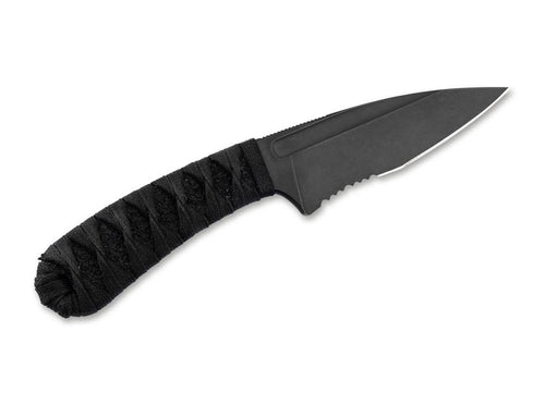 Bastinelli Knives Sin Black Tsuka Wrap Bronze Menuki