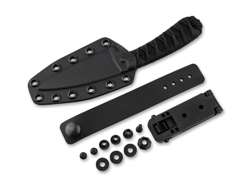 Bastinelli Knives Sin Black Tsuka Wrap Bronze Menuki