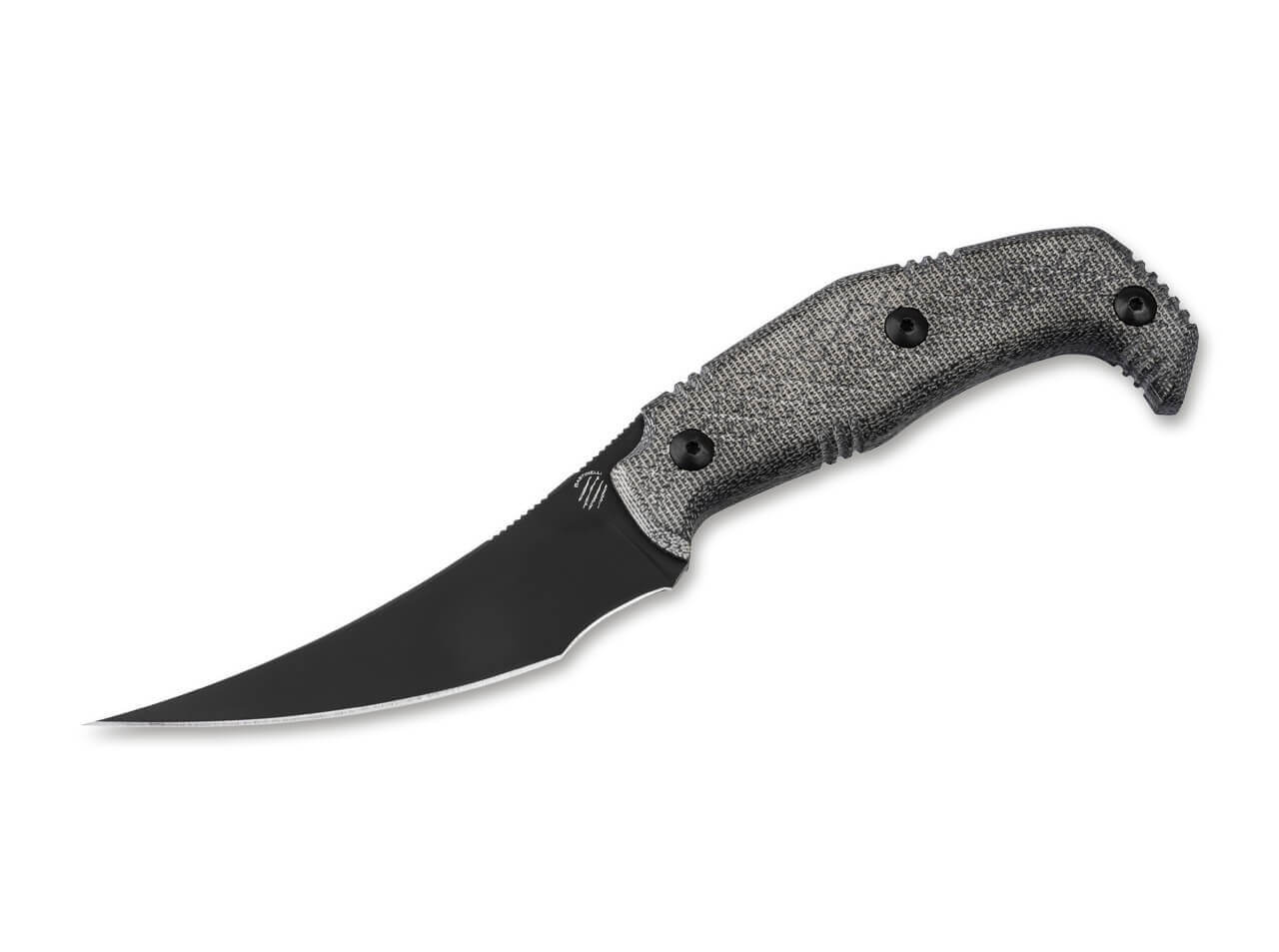 Bastinelli Knives Yummy Micarta Black DLC