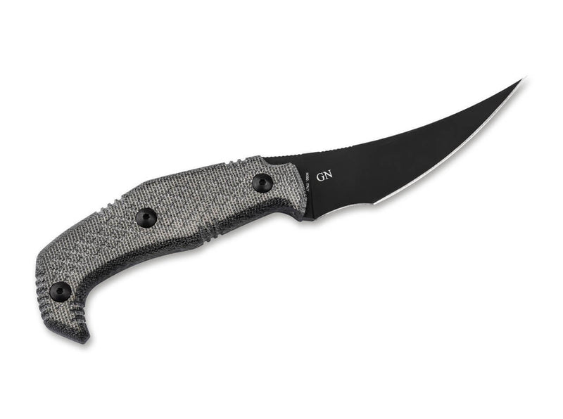 Bastinelli Knives Yummy Micarta Black DLC