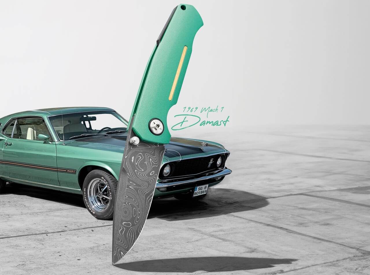 1969 Mach-1 Damast