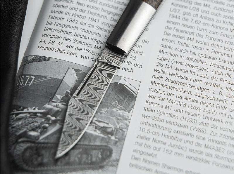 Böker Barlow M4 Sherman-Damast