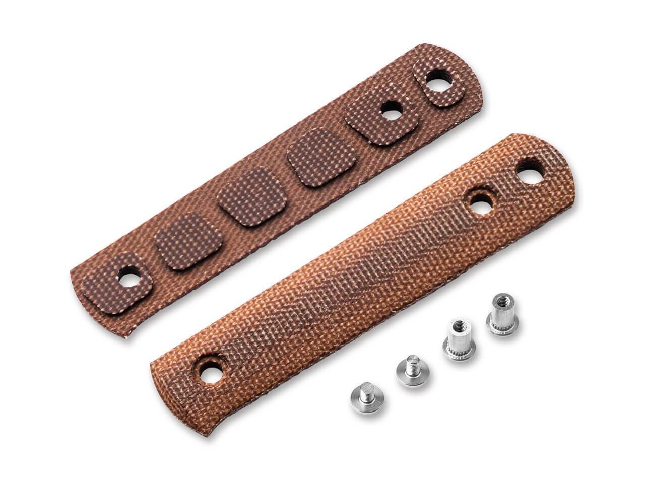 Böker BFF Packlite Griffschalen Canvas Micarta Natural Smooth