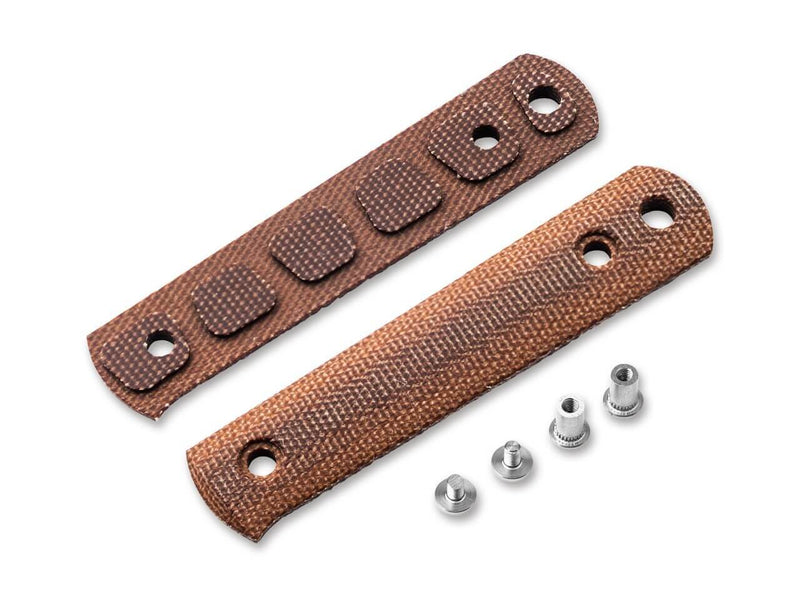 Böker BFF Packlite Griffschalen Canvas Micarta Natural Smooth