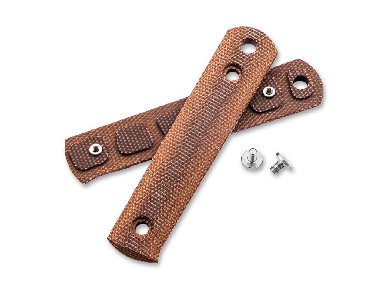 Böker BFF Packlite Griffschalen Canvas Micarta Natural Smooth