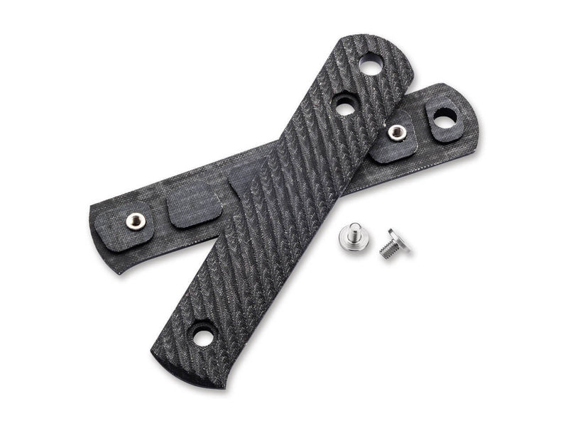 Böker BFF Packlite Griffschalen Leinen Micarta Schwarz & Weiß Rope