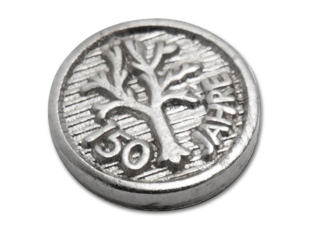 Böker Emblem 6,5mm vernickelt 150 Jahre inkl. Mikrofasertuch