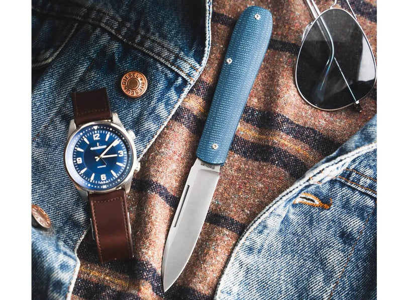 Böker Coffin Denim Micarta