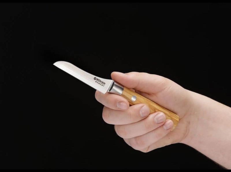 Böker Damast Olive Gemüsemesser