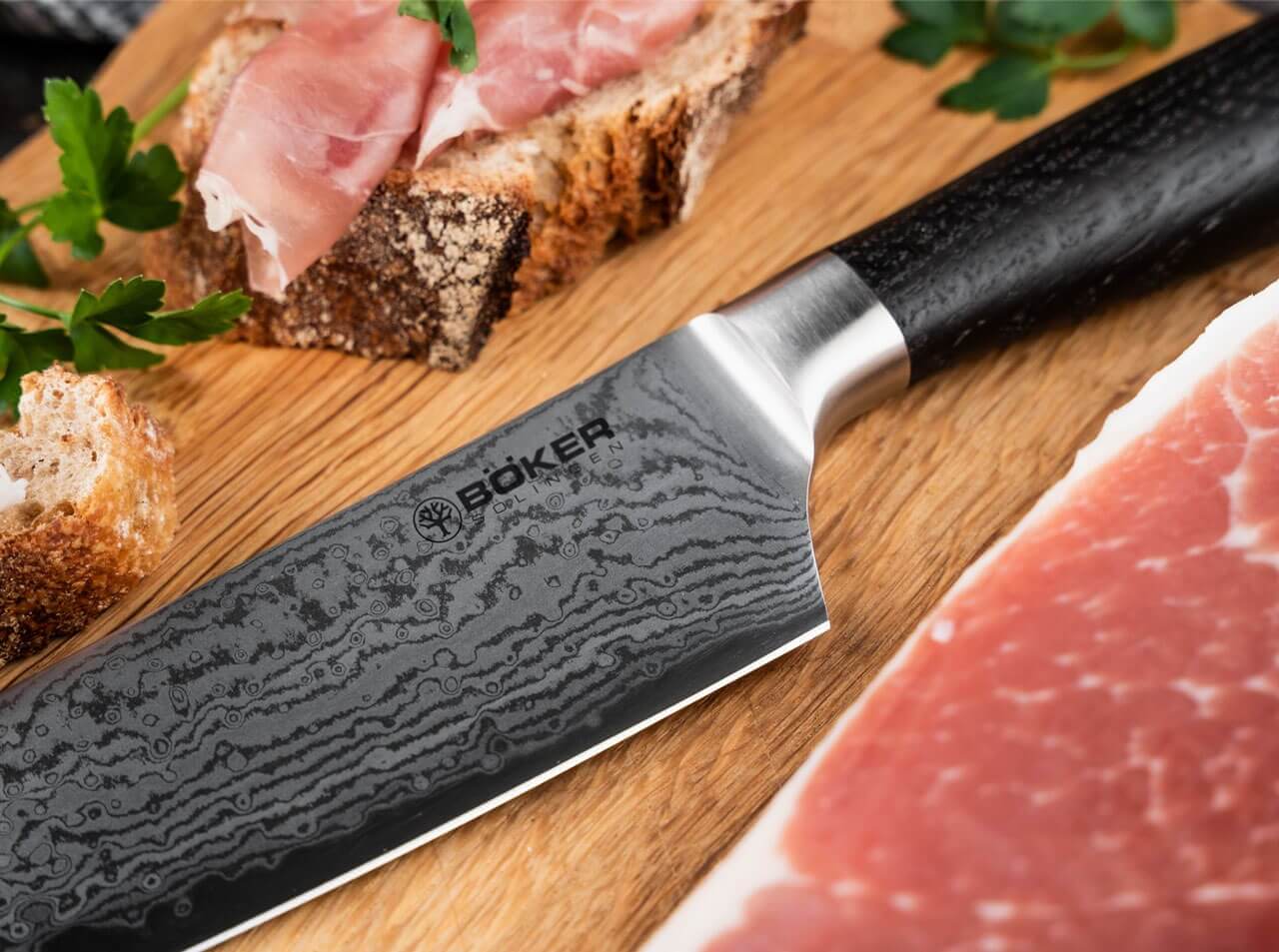 Böker Meisterklinge Damast Kochmesser
