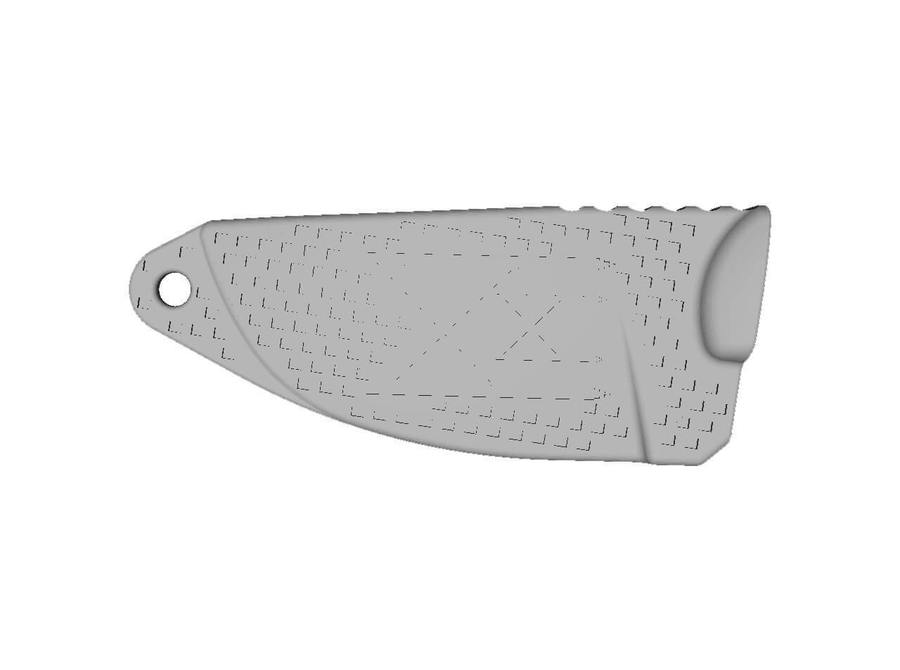 Beowulf S Neck Knife Scheide 3D-Modell