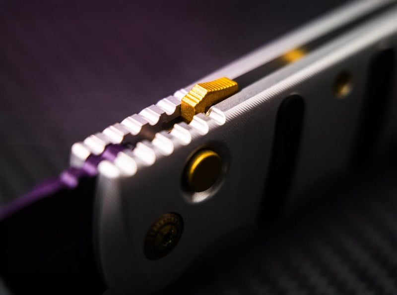 Böker Plus BHQ AKS-74 Mace Windu Silver & Purple