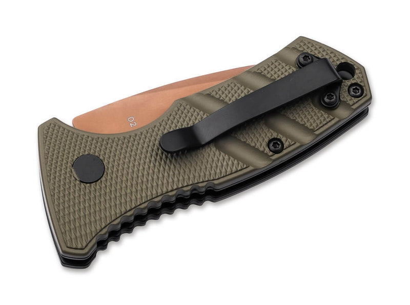 Böker Plus BHQ Stubby Strike Copper OD Green