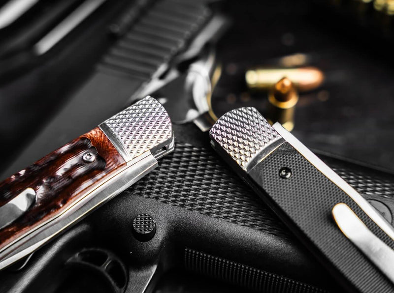 Böker Plus Hidden Release Trapper G-10