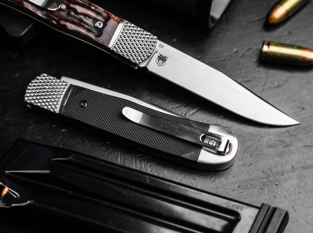Böker Plus Hidden Release Trapper G-10